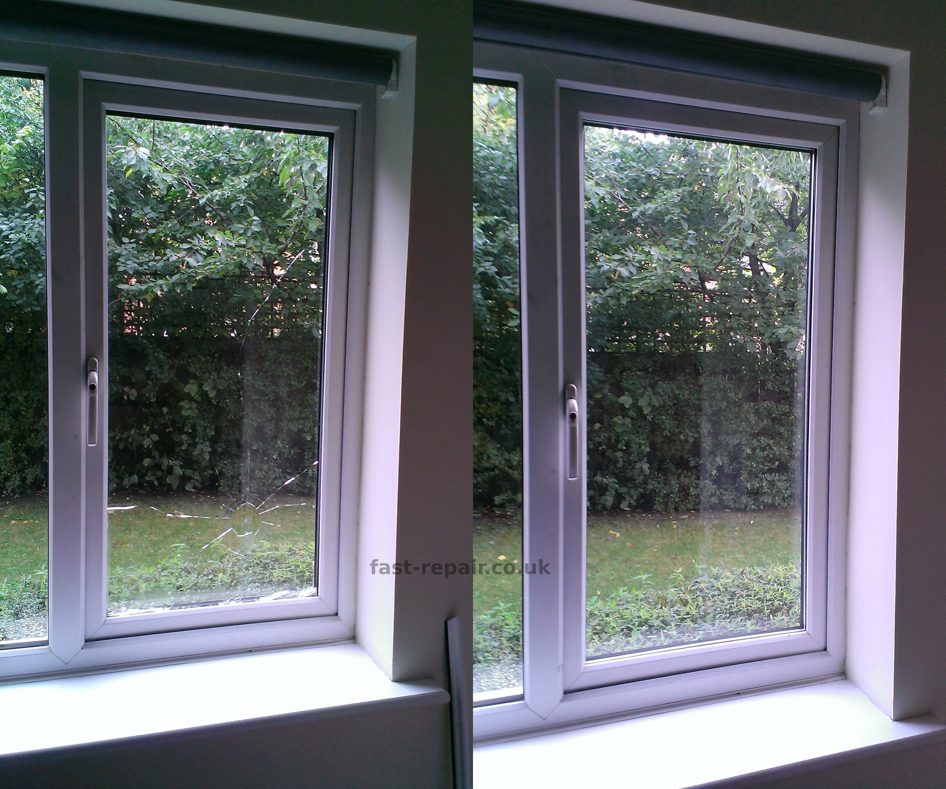 stone thrown through window